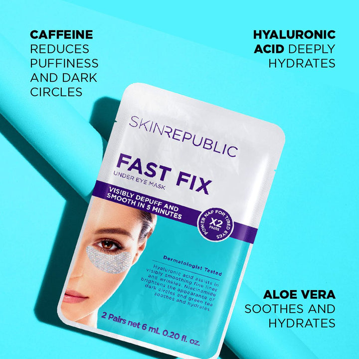 Skin Republic Fast Fix Holographic Foil Under Eye Patches (3 X Pairs)