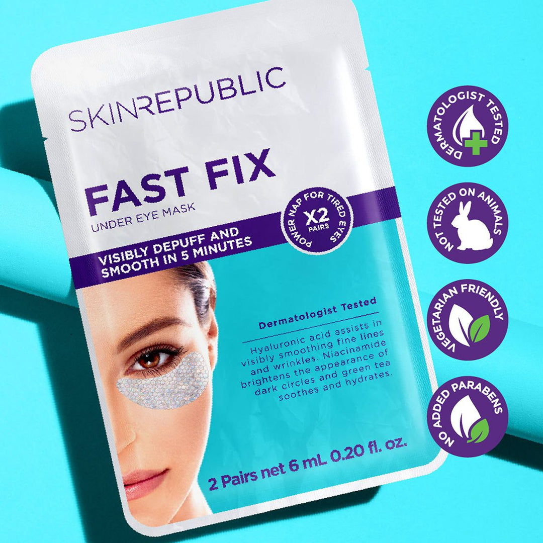 Skin Republic Fast Fix Holographic Foil Under Eye Patches (3 X Pairs)