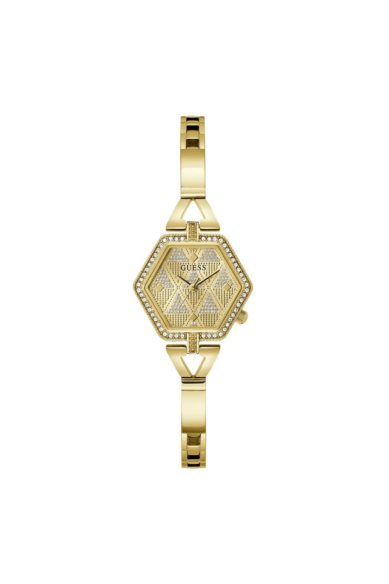Gold Case & Dial Watch With Gold Bracelet - Gold