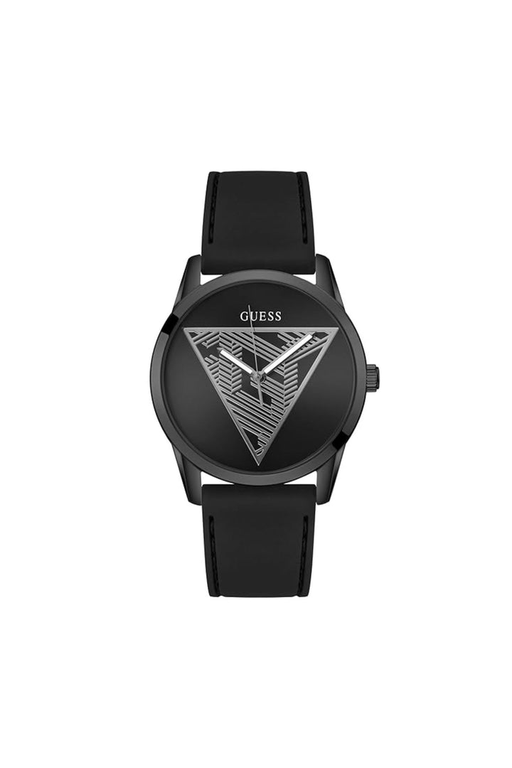 Black Case, Black Dial & Strap Watch