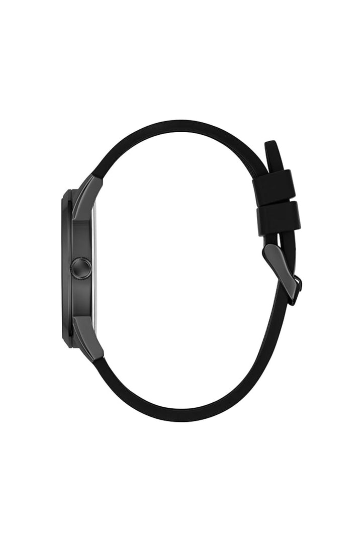 Black Case, Black Dial & Strap Watch