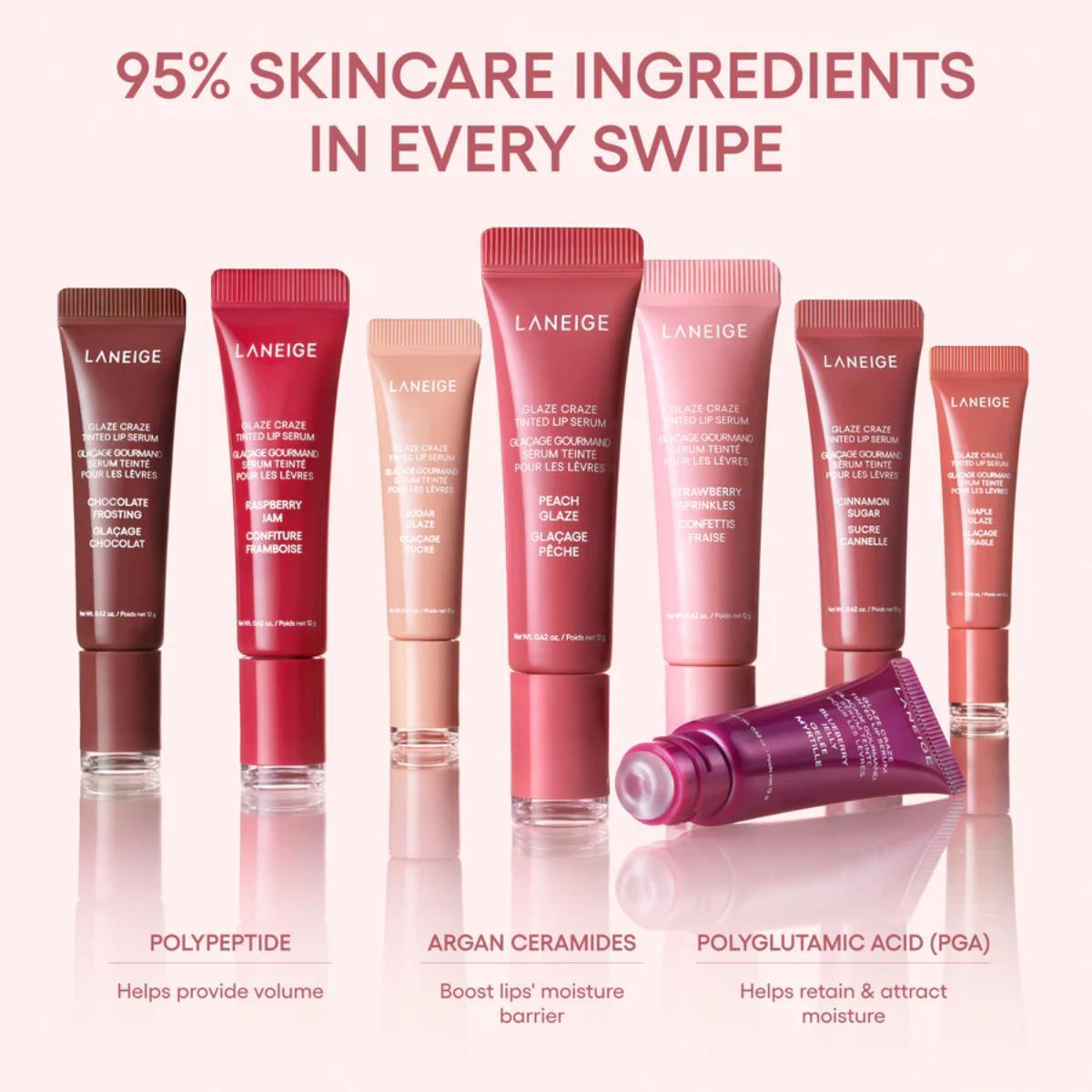 カシー化粧品figtreeセット Glaze Craze Tinted Lip Serum – Edgars