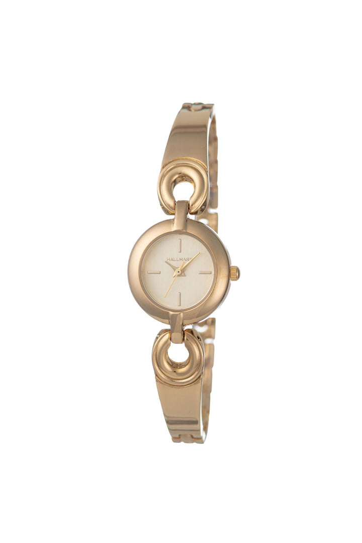 Round Ring Bangle Watch - Gold