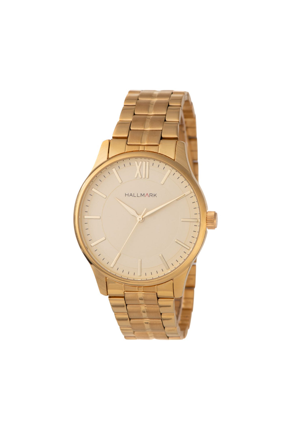 Gold Round Bracelet Champagne Dial X11 Index Watch