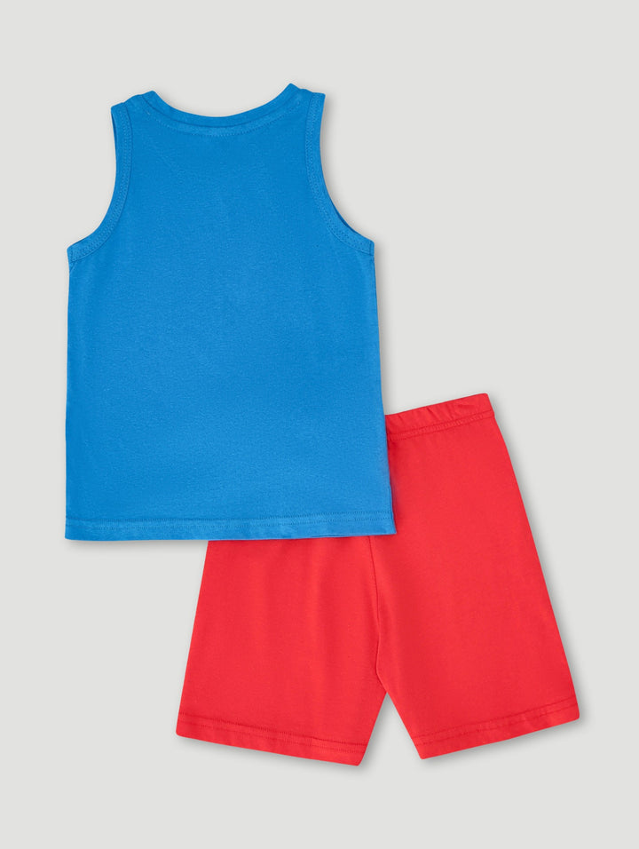 Pre-Boys Hello Summer Naps Sleeveless Sleep Set - Blue