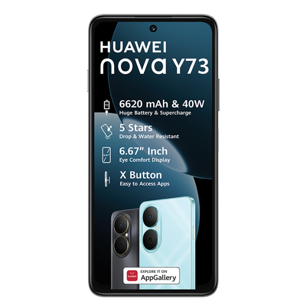 Y73S 8+128GB Dual Sim Cellphone - Black