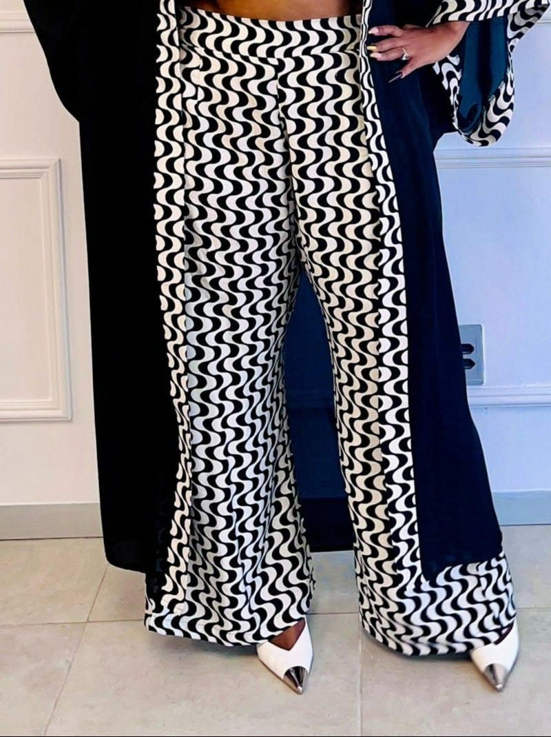 Zaza Pants - Black/White