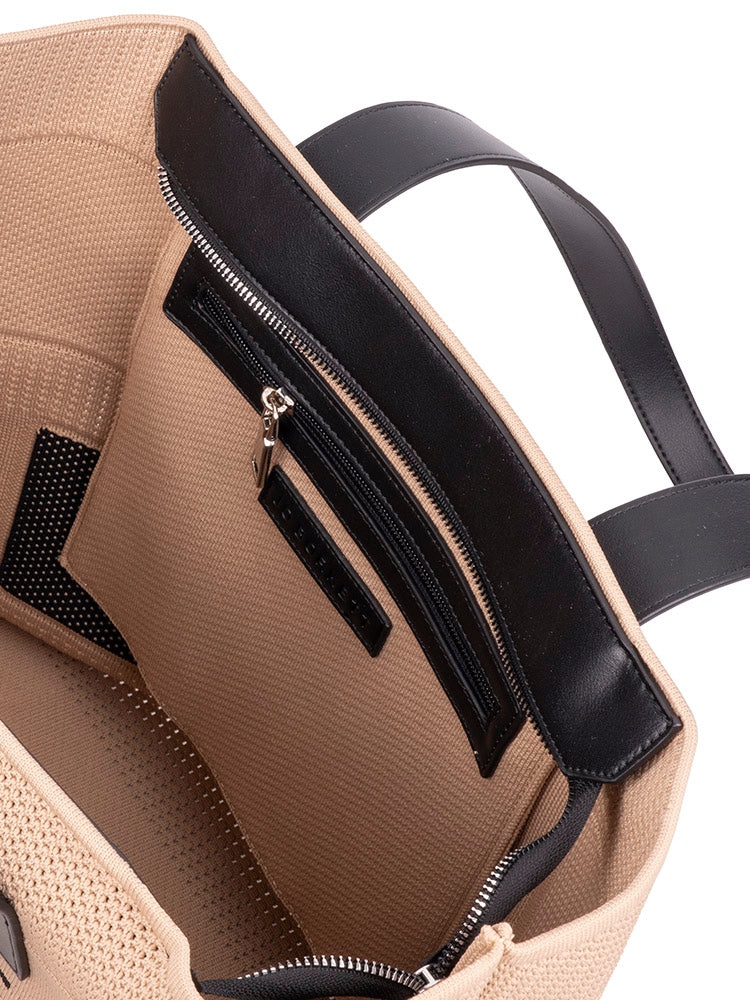 Ripple Tote Bag - Beige