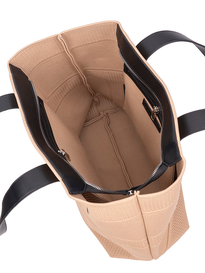 Ripple Tote Bag - Beige