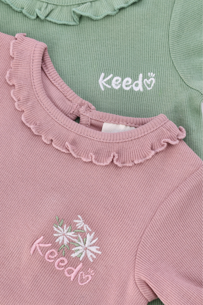 Keedo Girls 2 Pack Tees - Multi