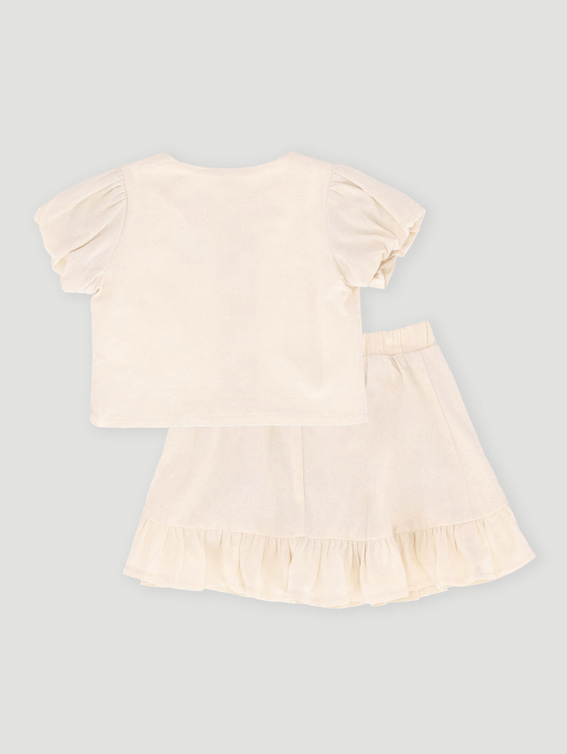 Keedo Baby Girls Top & Skirt Set - Multi