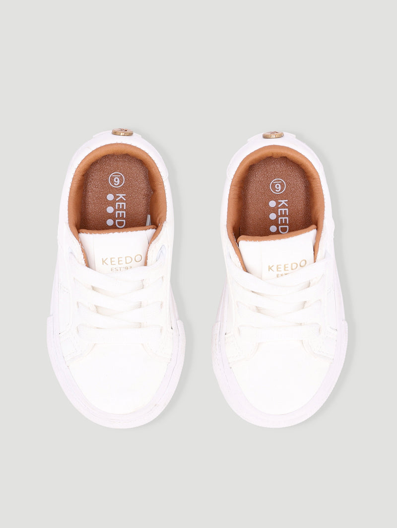 Keedo Boys Sneaker - White
