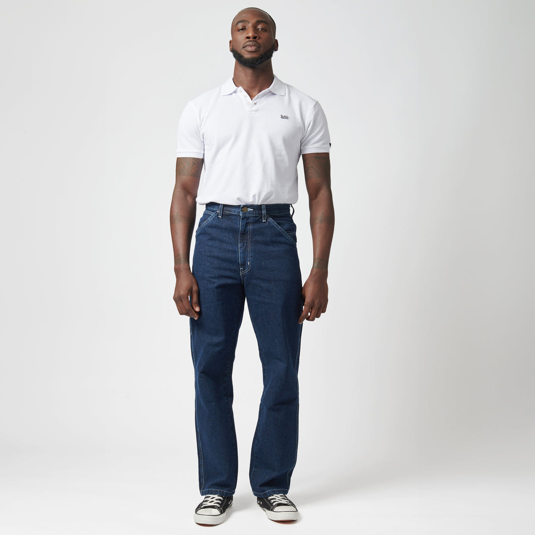 Boss Of The Road Regular Relaxed Straight Leg Denim - Dark Indigo
