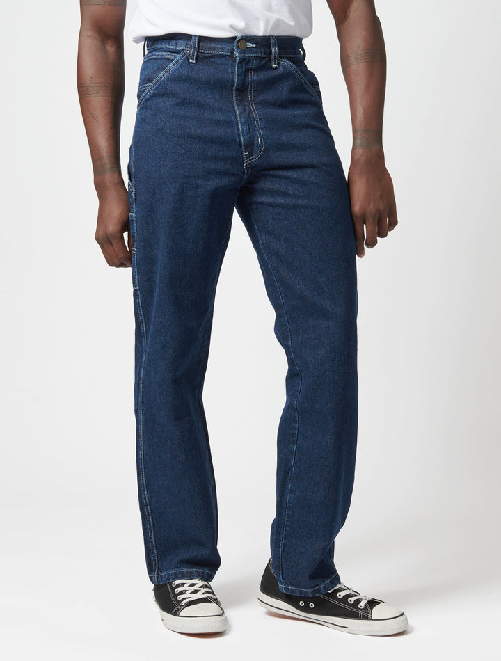 Boss Of The Road Regular Relaxed Straight Leg Denim - Dark Indigo