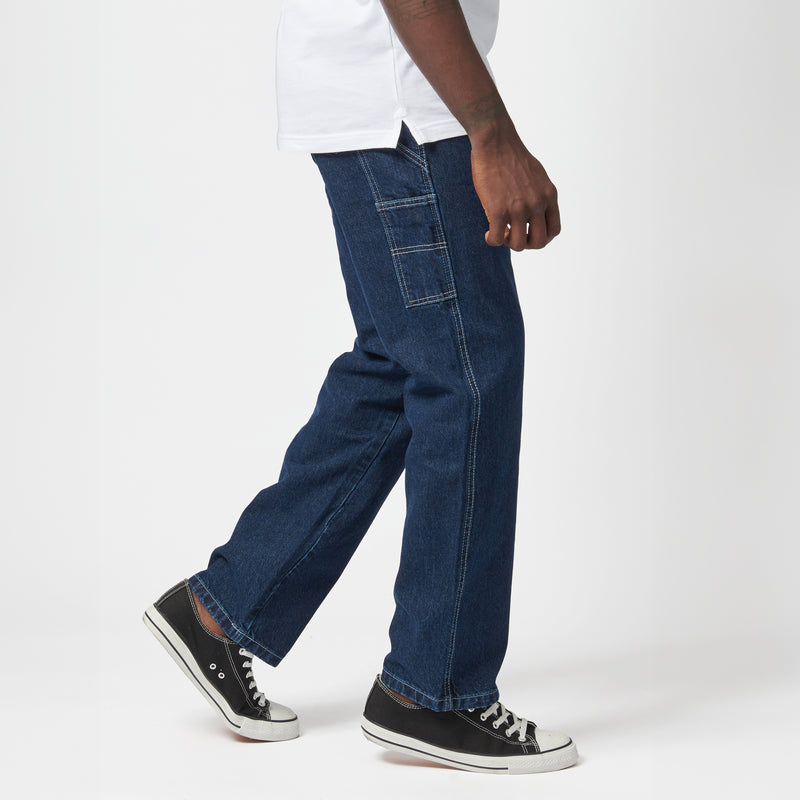 Boss Of The Road Regular Relaxed Straight Leg Denim - Dark Indigo