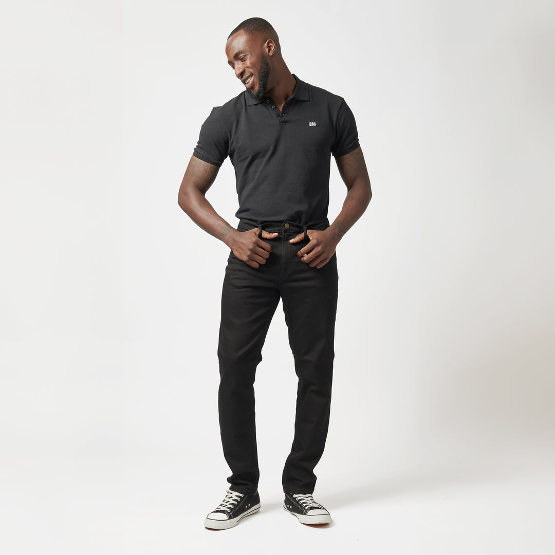 Eddie Regular Tapered Leg Denim - Black