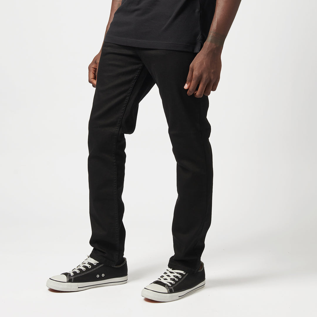 Eddie Regular Tapered Leg Denim - Black