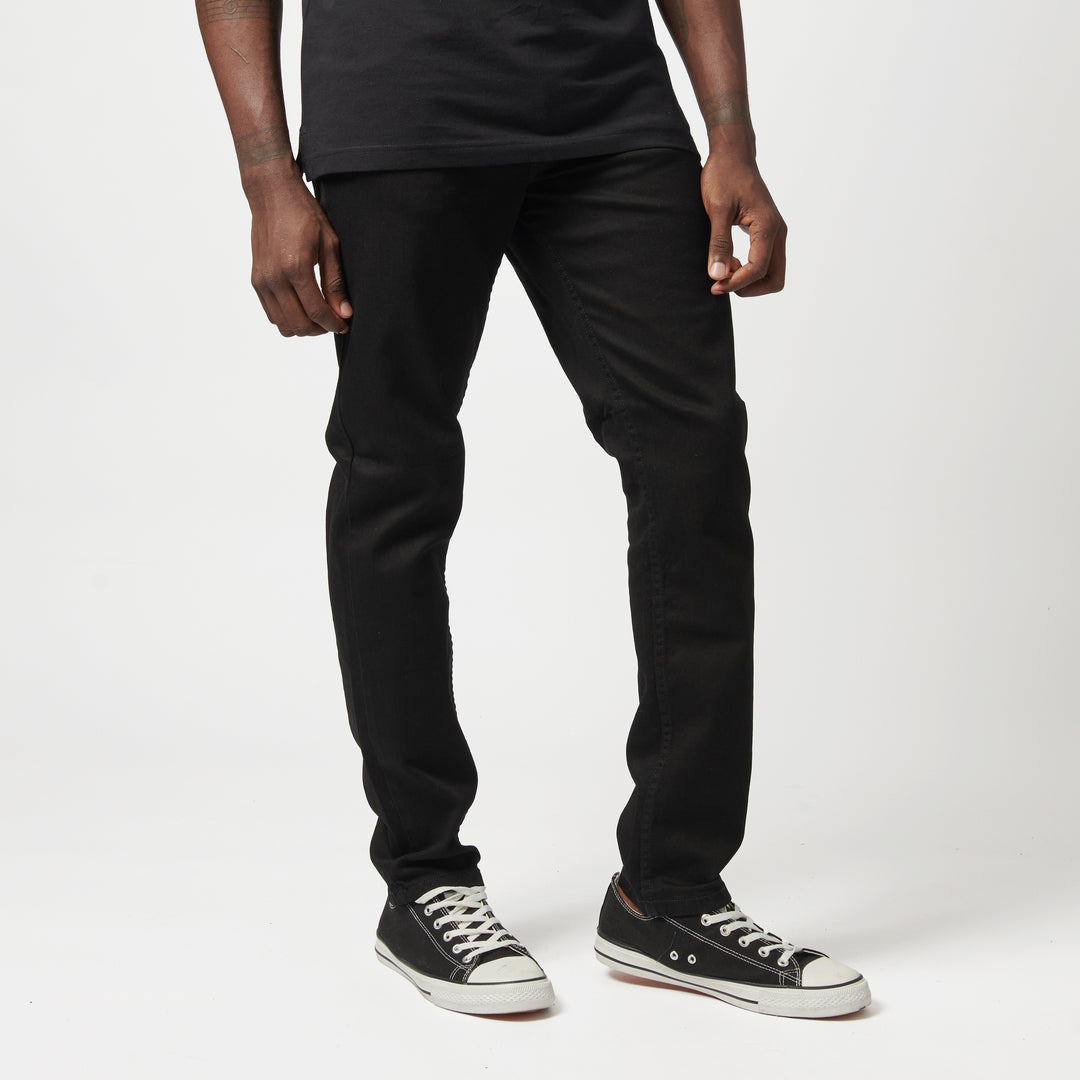 Eddie Regular Tapered Leg Denim - Black