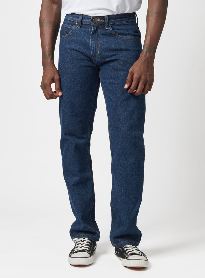 Brooklyn Regular Straight Leg Denim - Dark Indigo