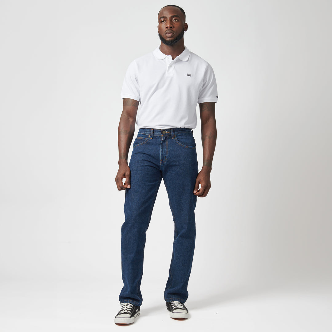 Brooklyn Regular Straight Leg Denim - Dark Indigo