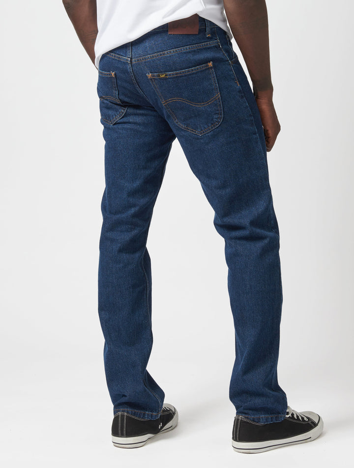 Brooklyn Regular Straight Leg Denim - Dark Indigo