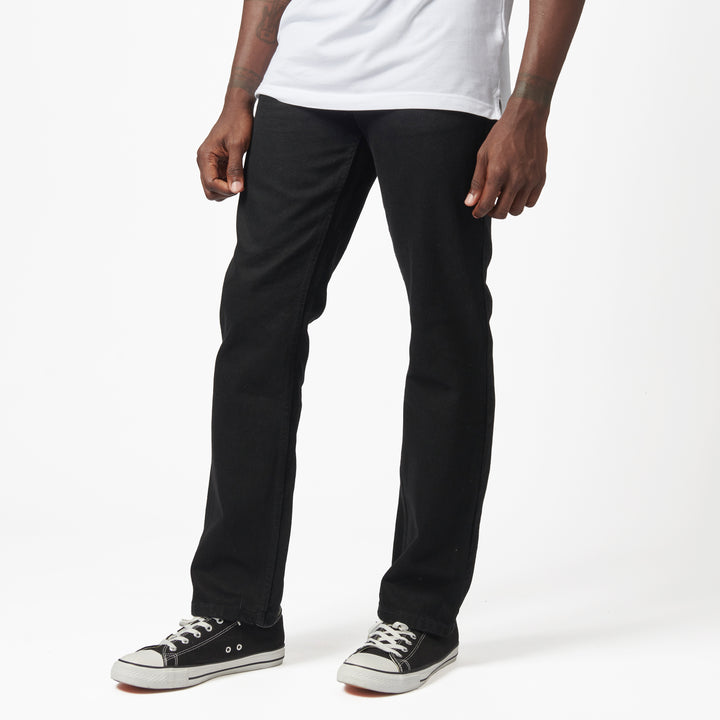 Brooklyn Regular Straight Leg Denim - Black