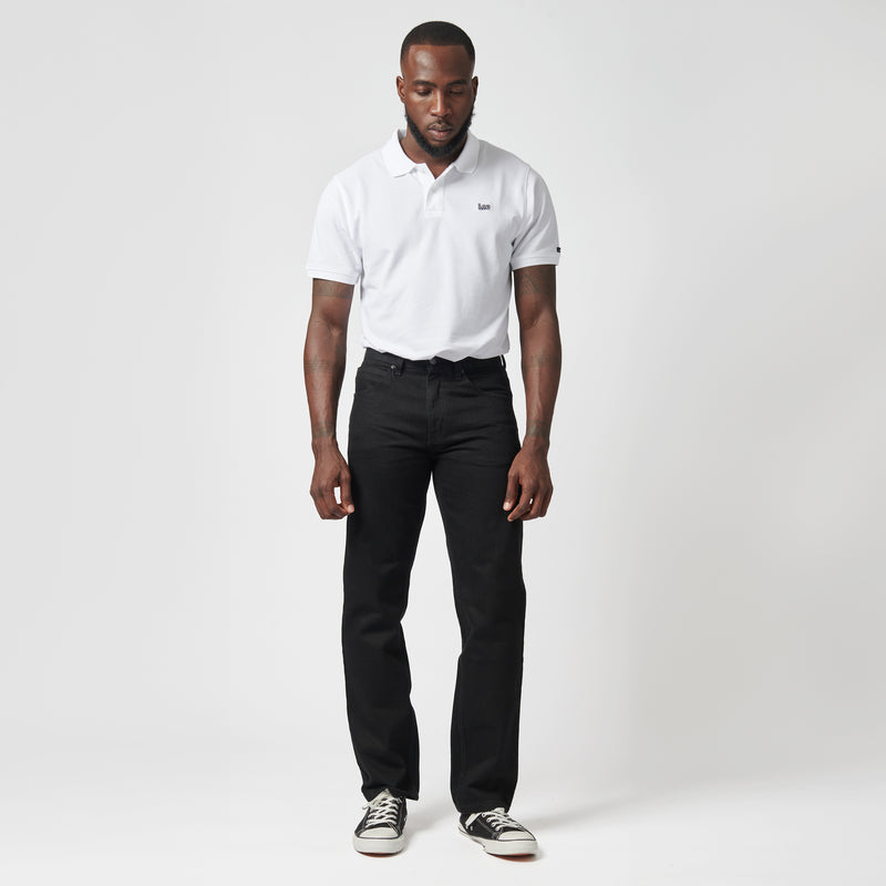 Brooklyn Regular Straight Leg Denim - Black