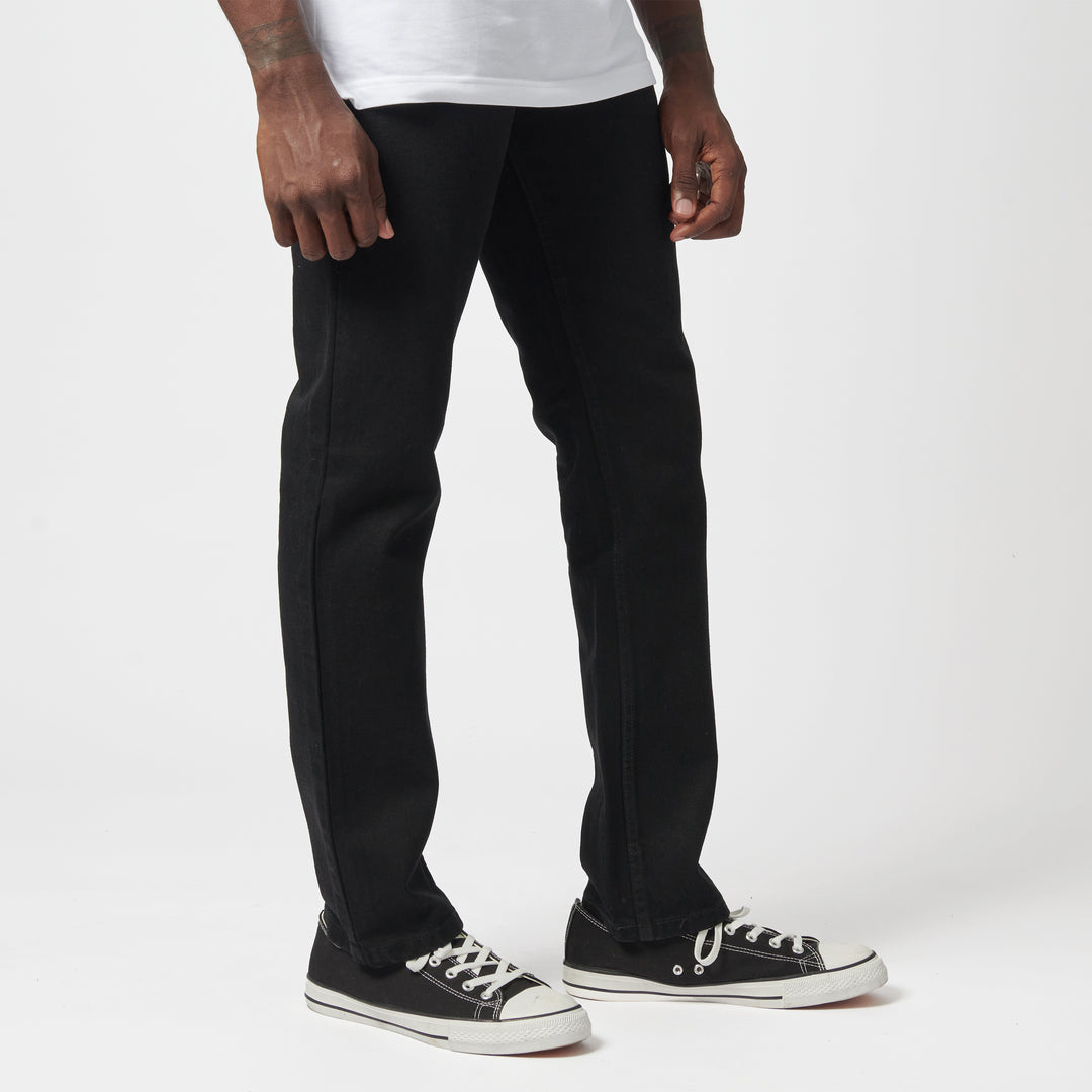 Brooklyn Regular Straight Leg Denim - Black