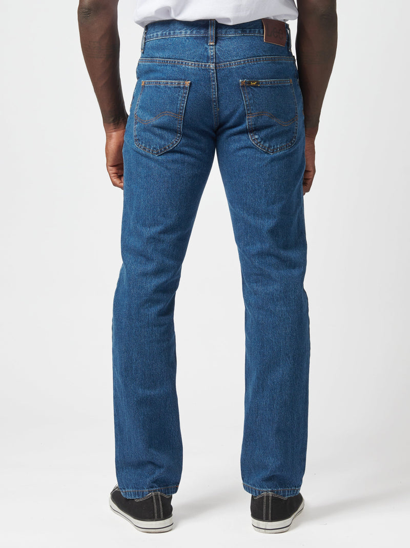 Brooklyn Regular Straight Leg Denim - Stonewash