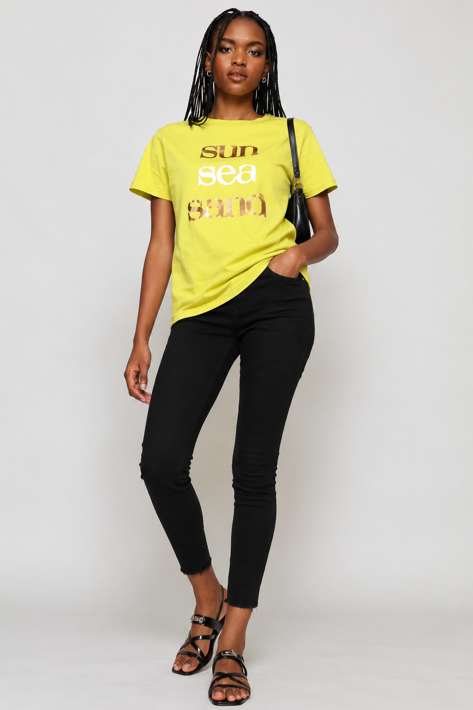 Supersoft Ankle Grazer Skinny Denim - Black
