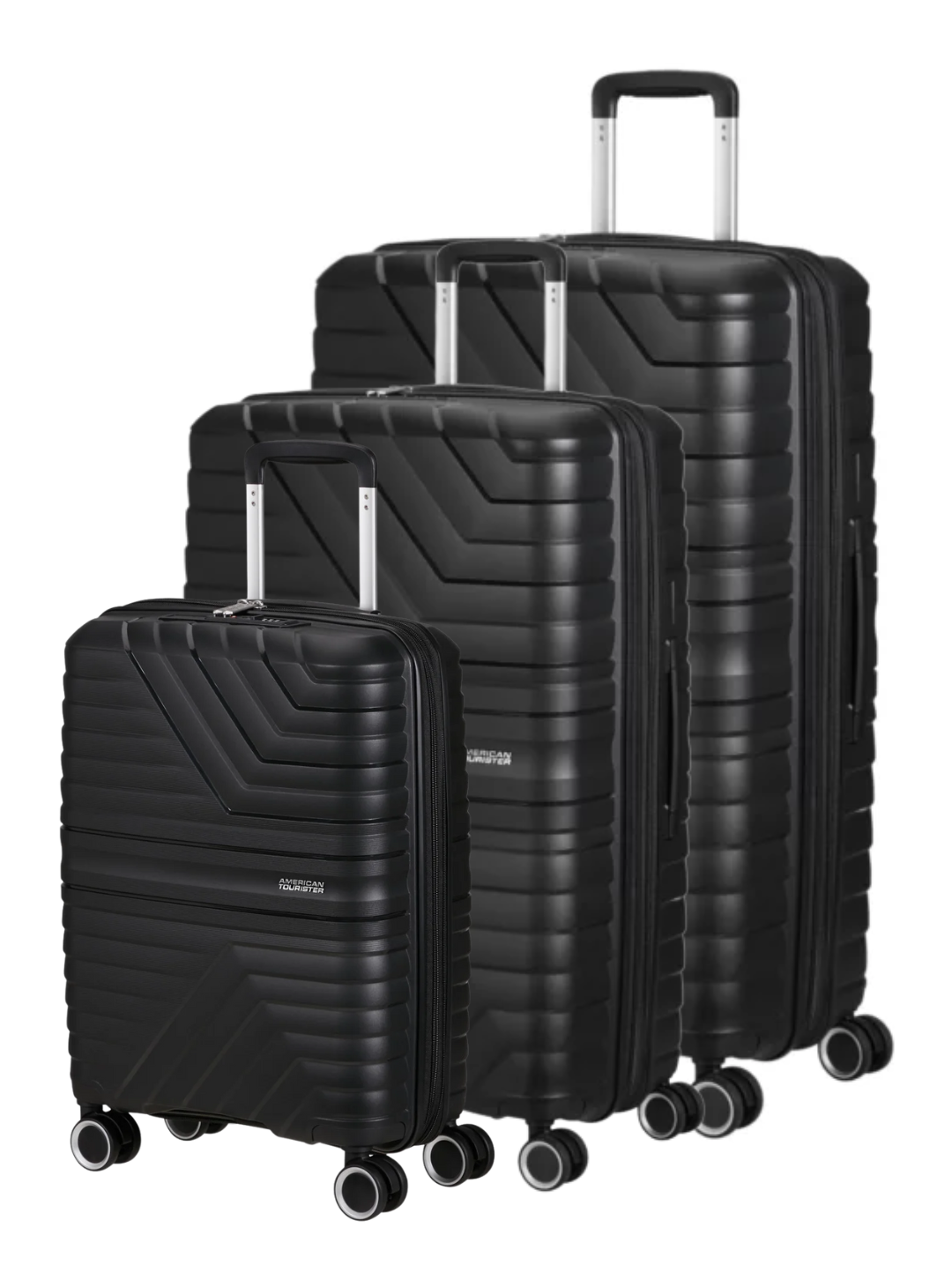 Flytwist Spinner TSA Expandable Suitcase - Black