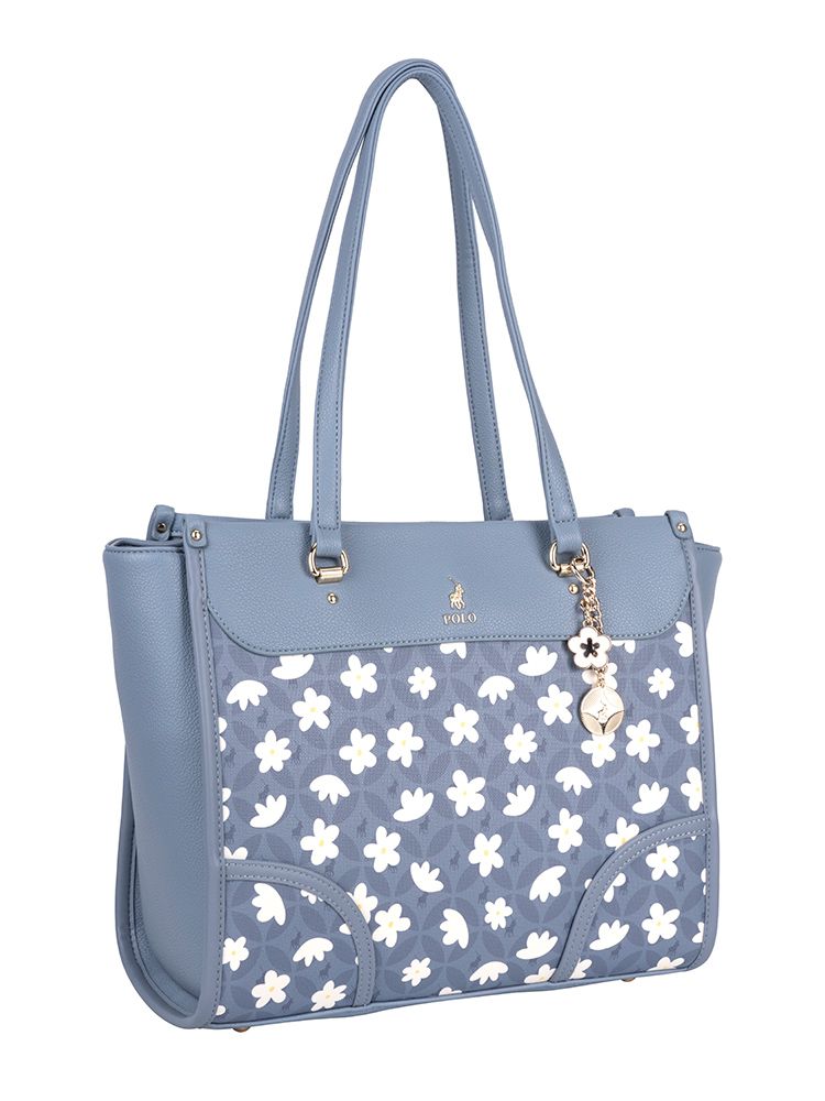 Meadow Tote Bag - Blue