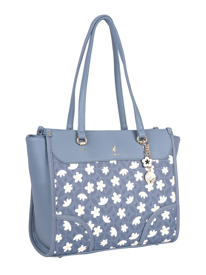 Meadow Tote Bag - Blue
