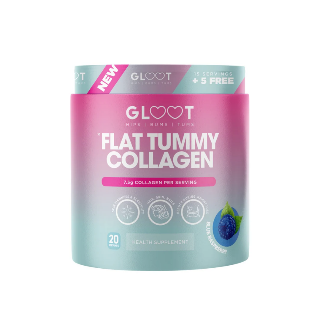 Flat Tummy Collagen Blue Raspberry