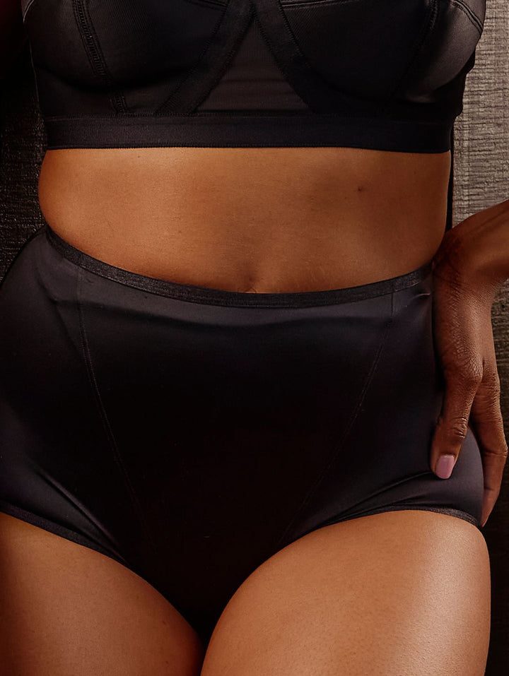 2 Pack Shaper Panty - Mocha/Black