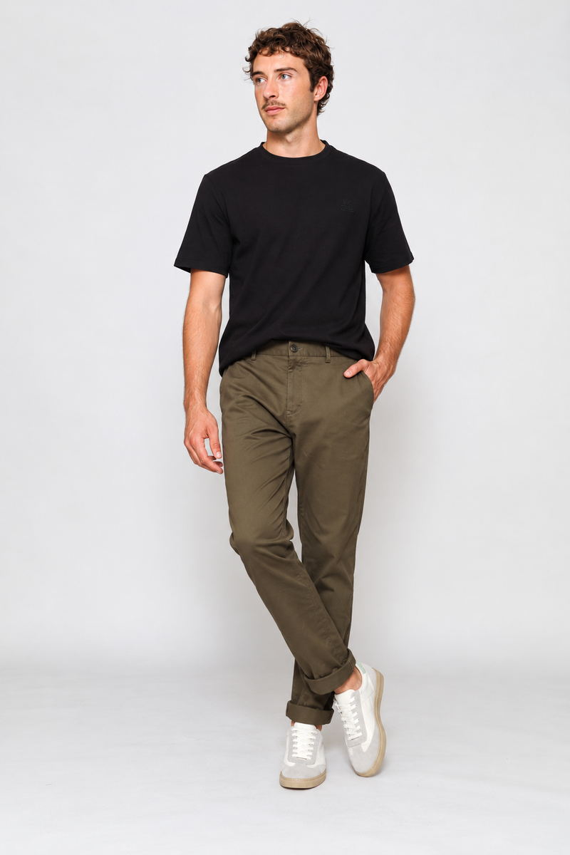 Cotton Chino Pant - Fatigue