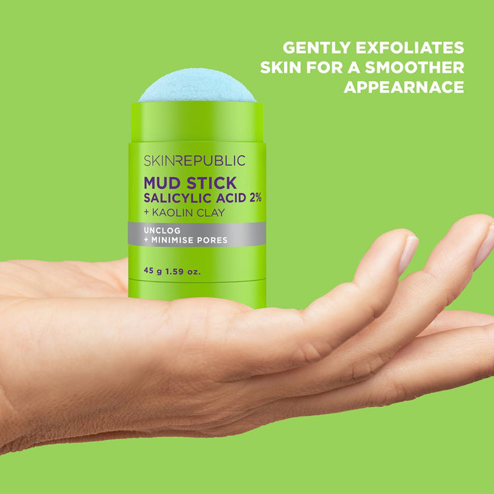 Skin Republic Mud Stick Salicylic Acid 2% + Kaolin Clay