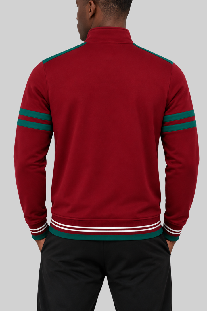 Formation Quarter Zip Tracktop - Maroon