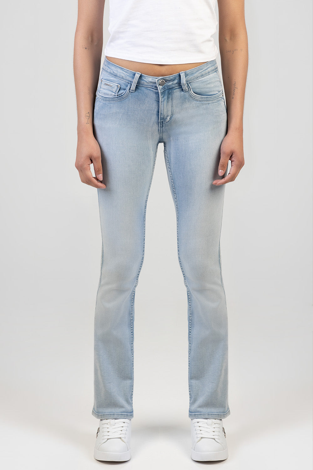 Southern Bumbooster Bootleg Denim - Light Wash