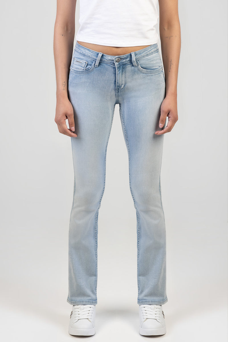 Southern Bumbooster Bootleg Denim - Light Wash