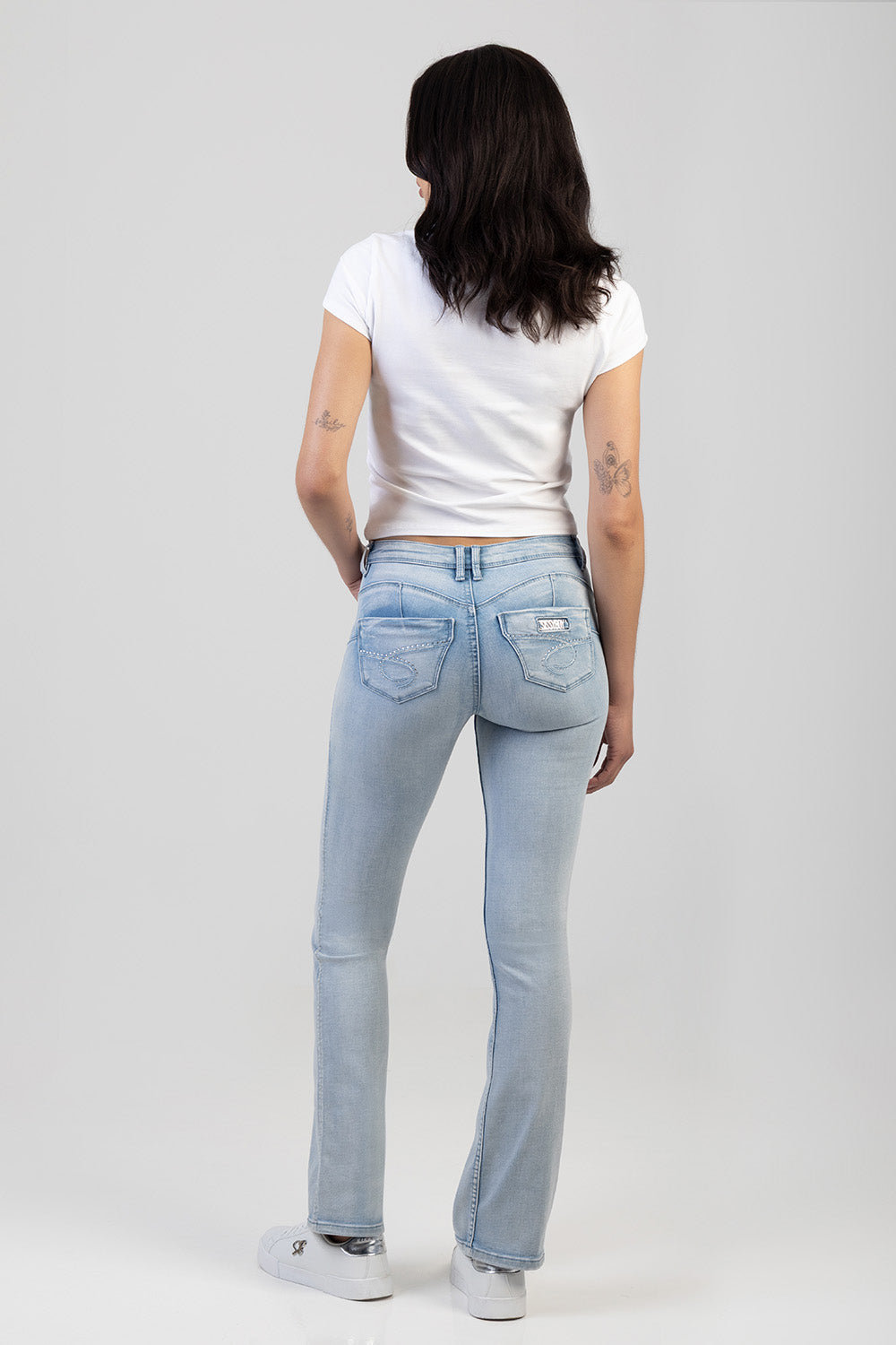 Southern Bumbooster Bootleg Denim - Light Wash