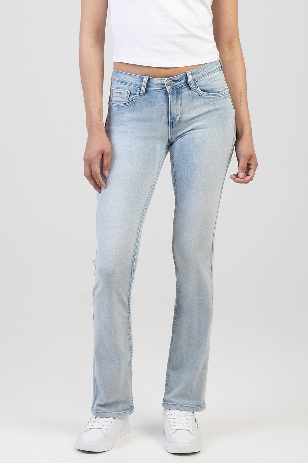 Southern Bumbooster Bootleg Denim - Light Wash
