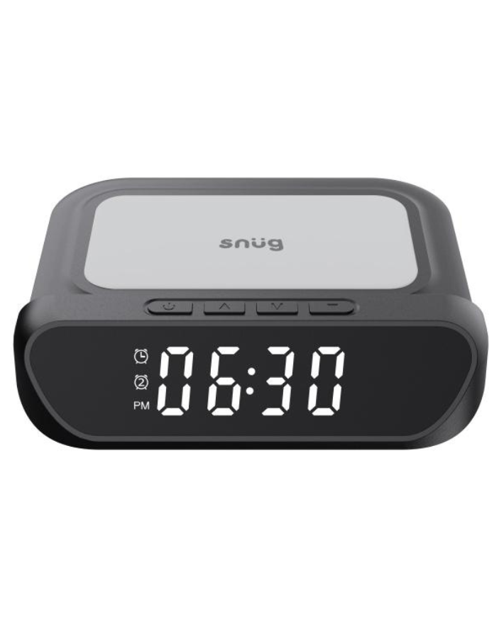 Wireless Charger Clock Pad 15w Hybrid Black