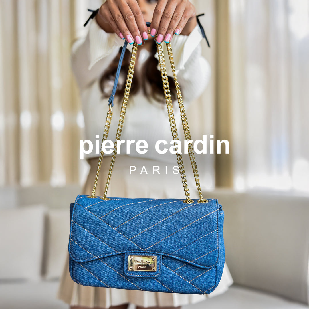 Tessa Shoulder Chain Bag - Denim