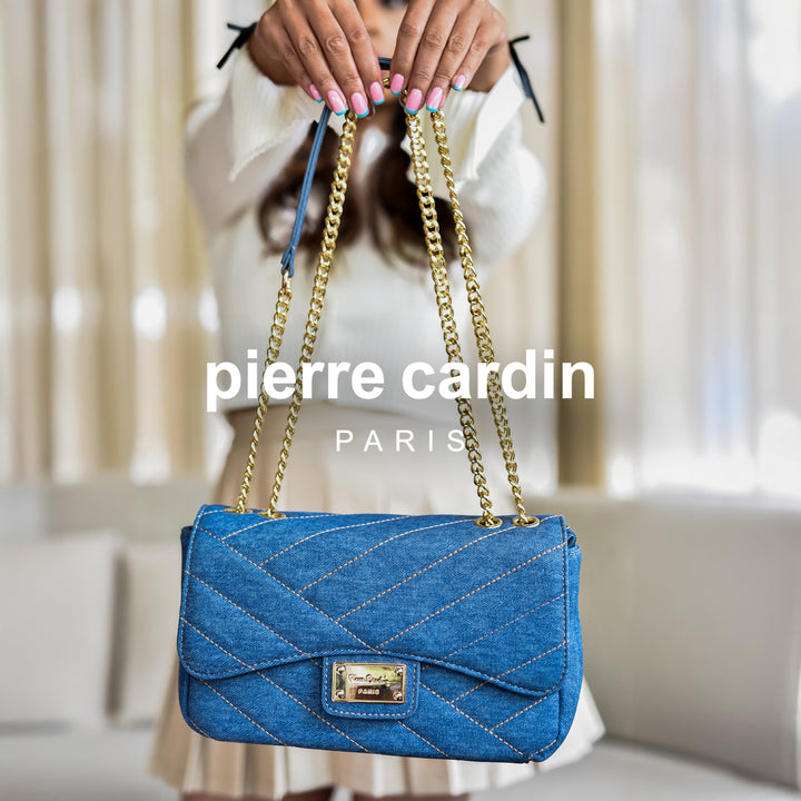 Tessa Shoulder Chain Bag - Denim
