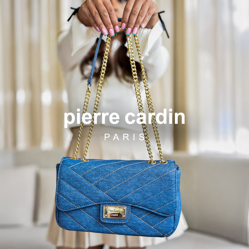 Tessa Shoulder Chain Bag - Denim