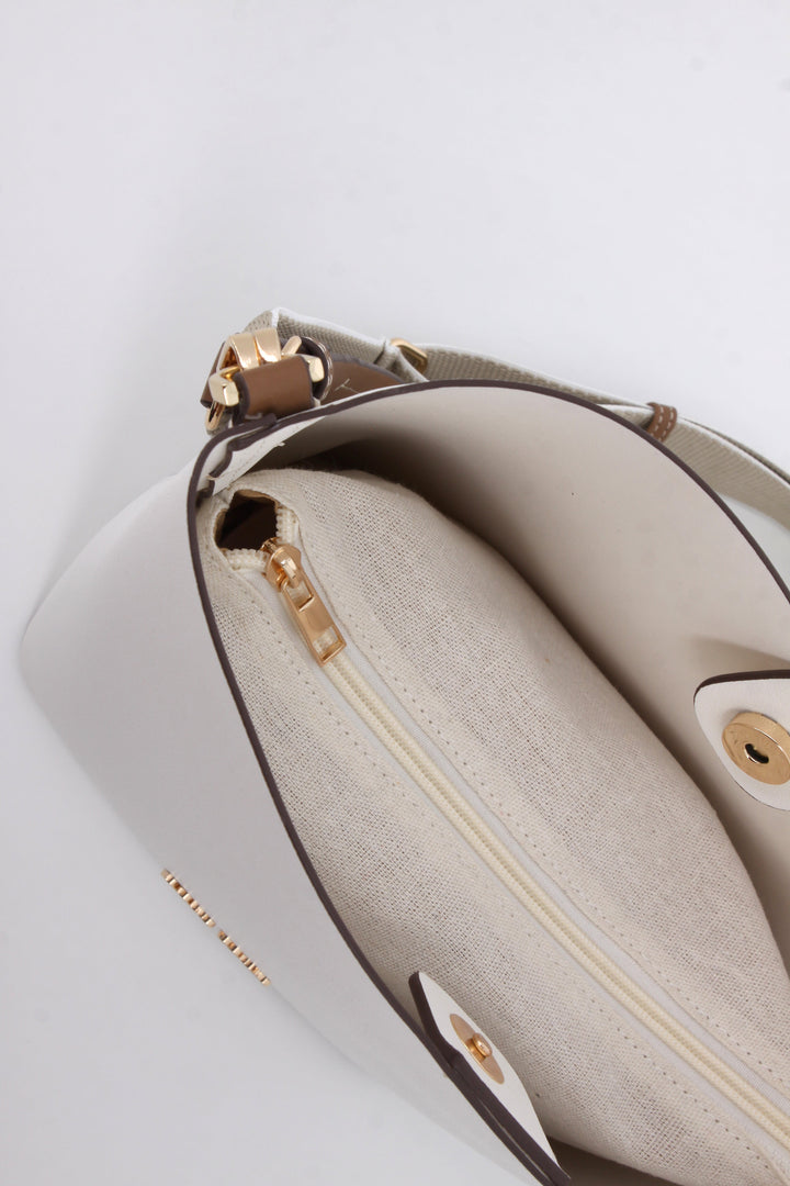 Ella Bucket Bag - White