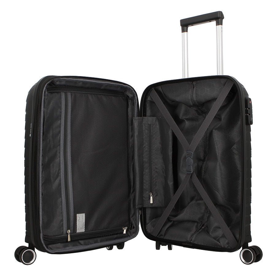 Montpellier Hard Case Luggage - Black