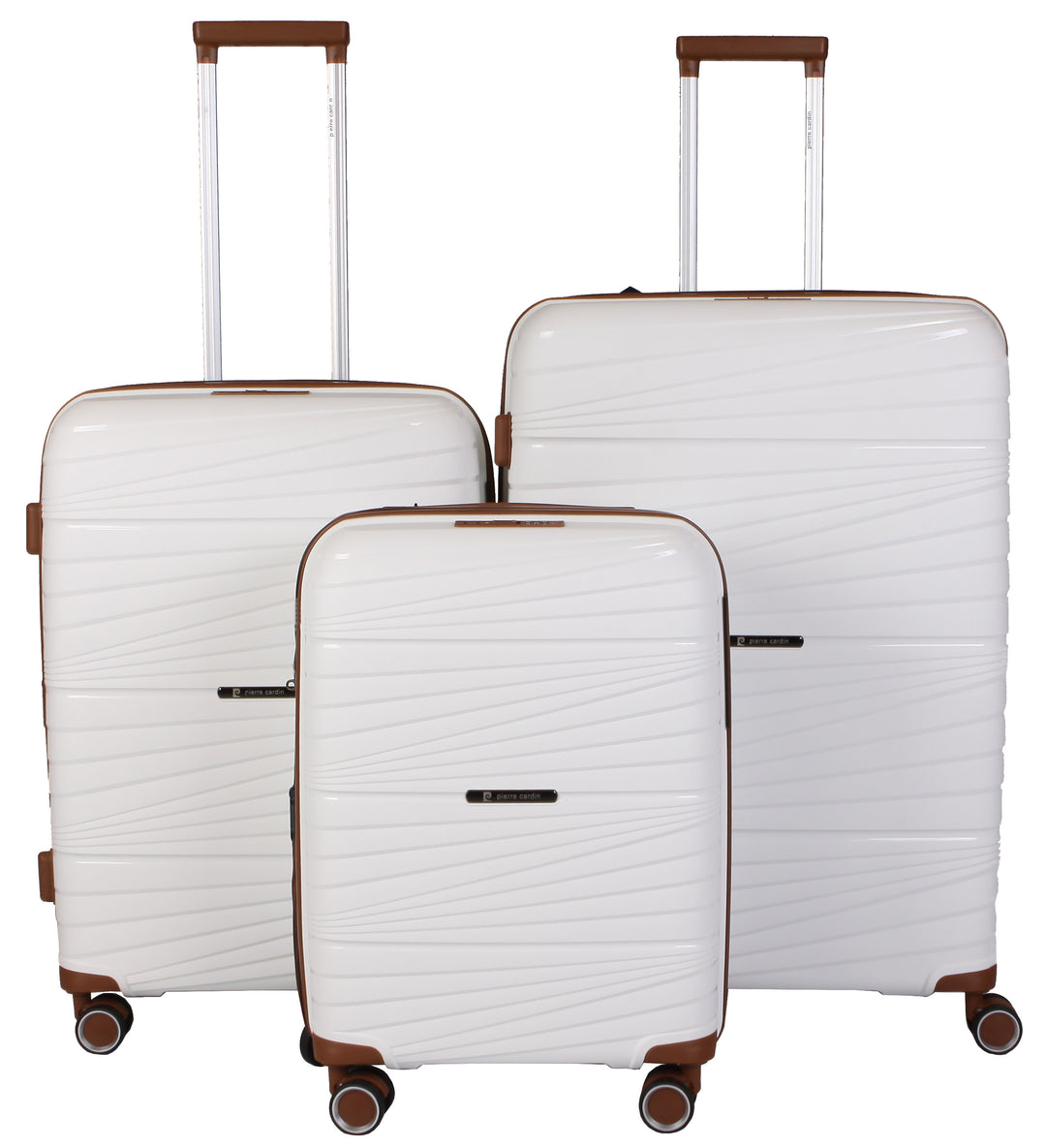 Montpellier Hard Case Luggage - White