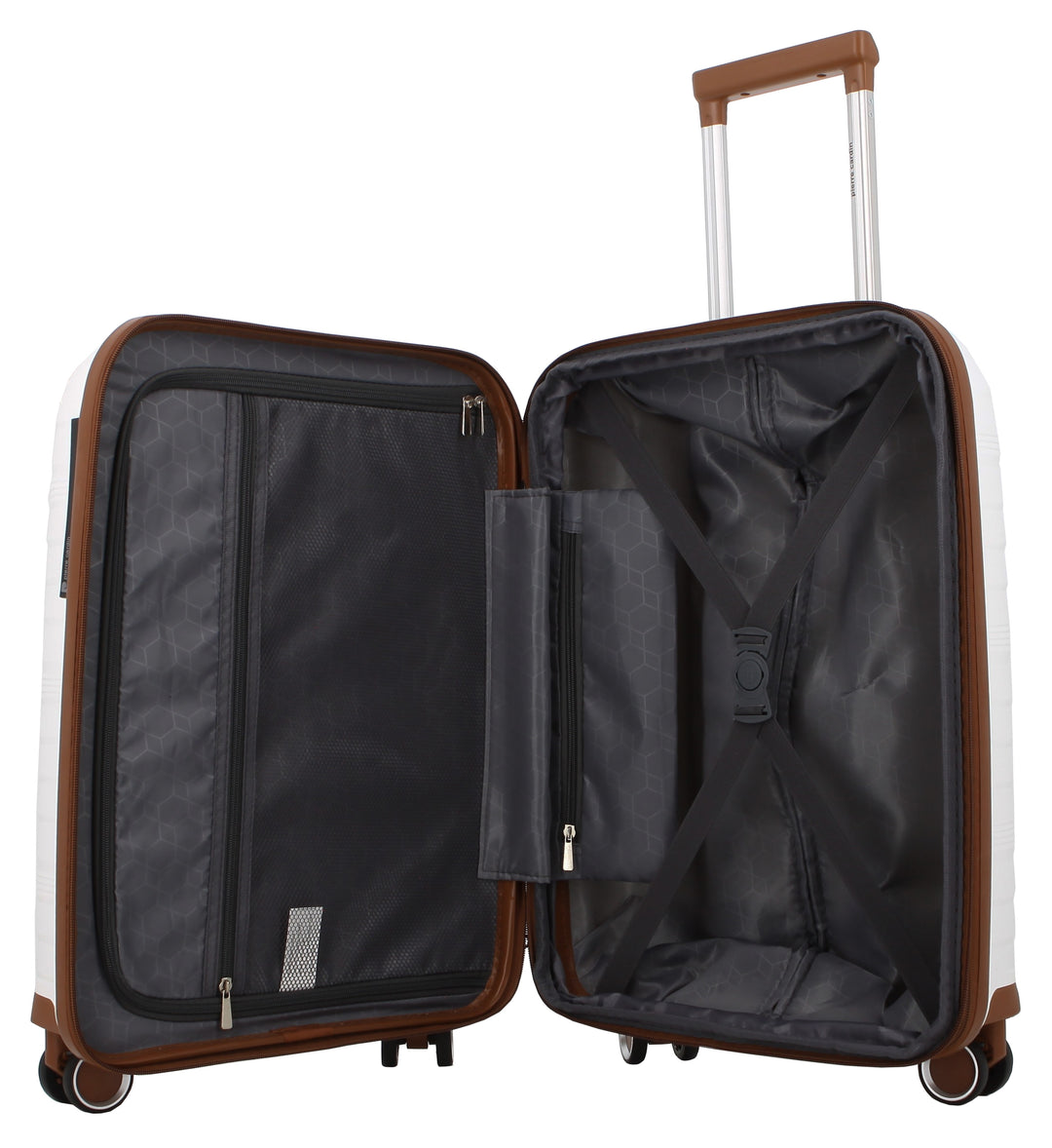 Montpellier Hard Case Luggage - White